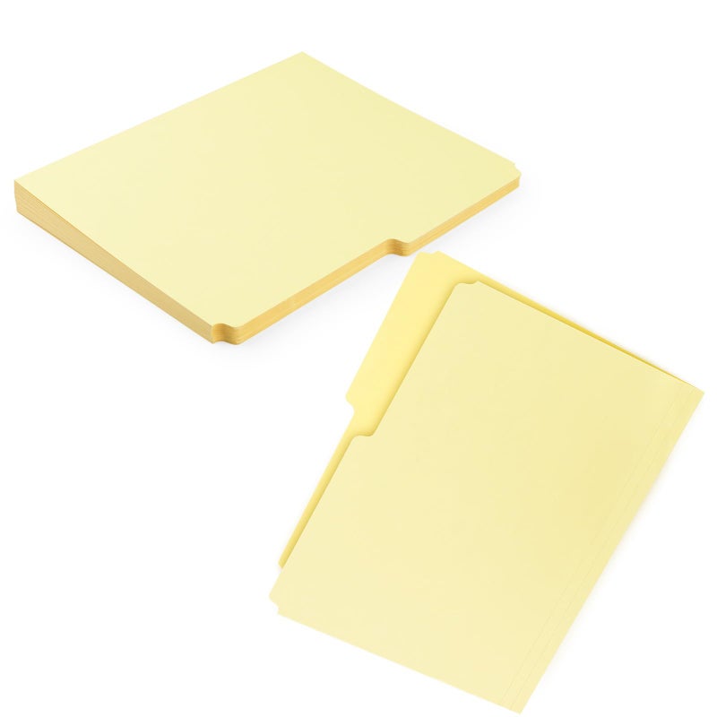 Lineco Archival Letter Size File Folders. Organize Important Documents, Prints, Photos. 9.5" x 11.75" with 1/2-Cut Tab, Acid-Free, Lignin-Free Light Tan 10 Pt. Perma/Dur Folder Stock. Pack of 25 - Image 1